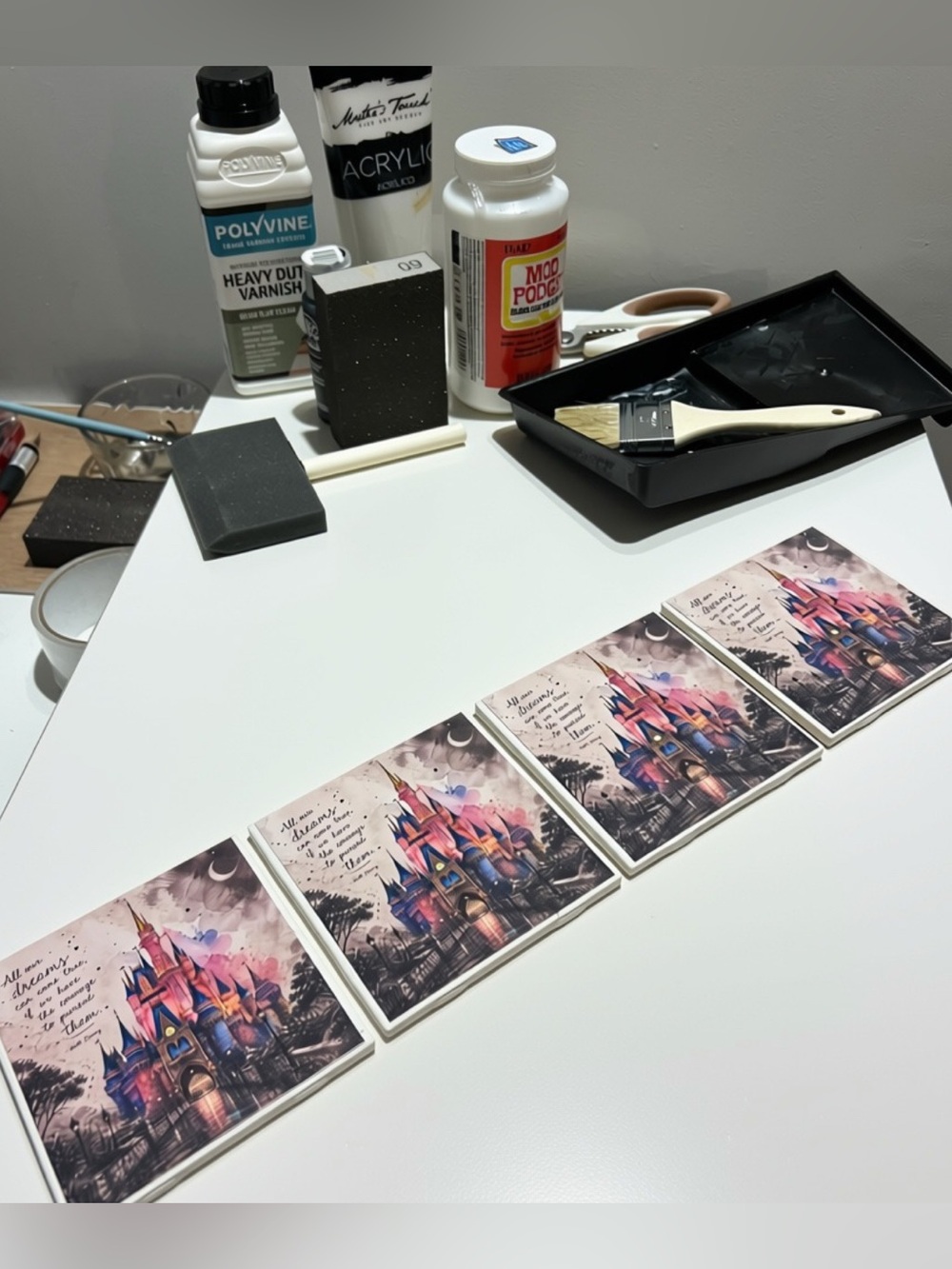 Custom Image or Design Coaster Set - Set of 4 - Picture 4 of 5